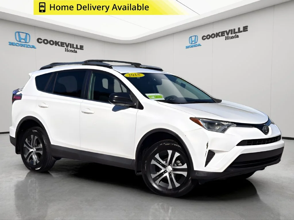 Used 2018 Super White Toyota LE image 1