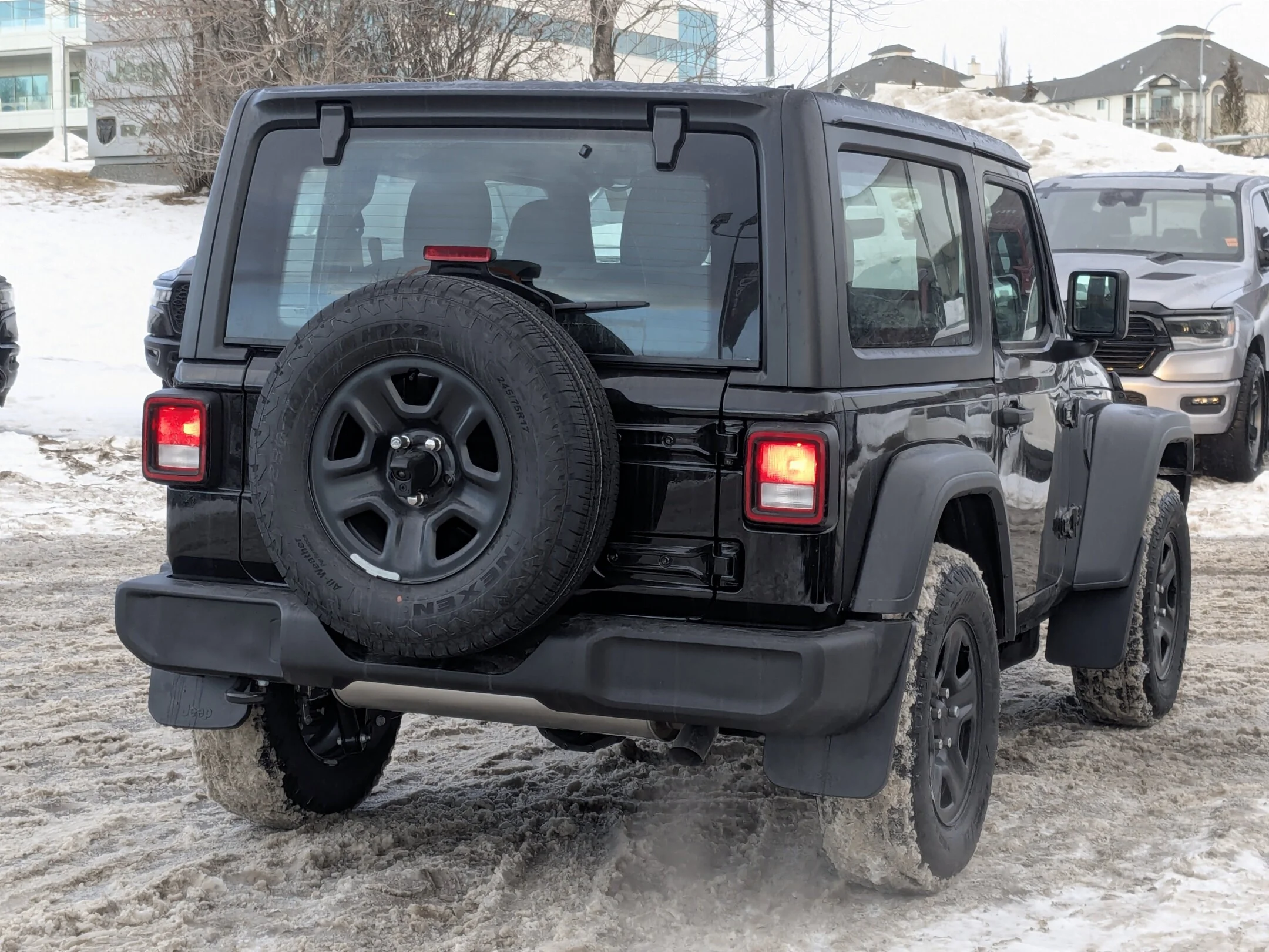 New 2026 Black Jeep Sport - - Black Freedom Hardtop - 8-Spd Auto - 12.3 Uconnect 5 - Selec-Speed Control & More! image 8