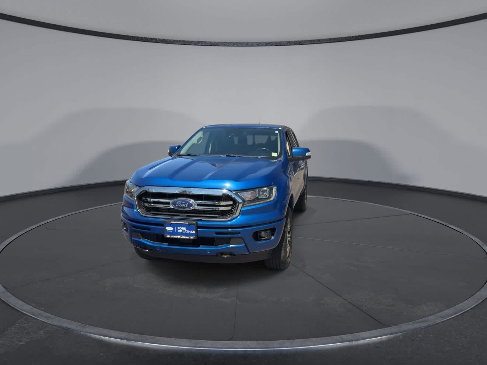 Used 2020 Lightning Blue Metallic Ford LARIAT image 3