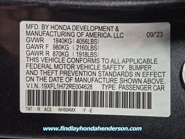 2024 Honda Civic Hatchback EX-L - Photo 47