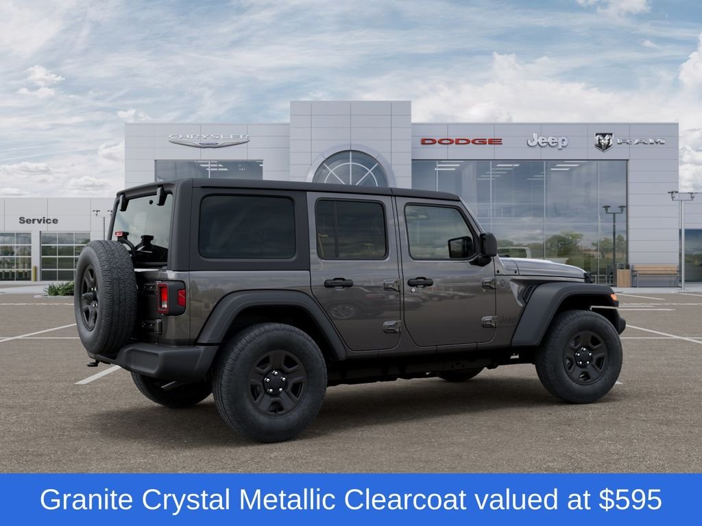 New 2026 Granite Crystal Metallic Clear-Coat Exterior Paint Jeep Sport image 4