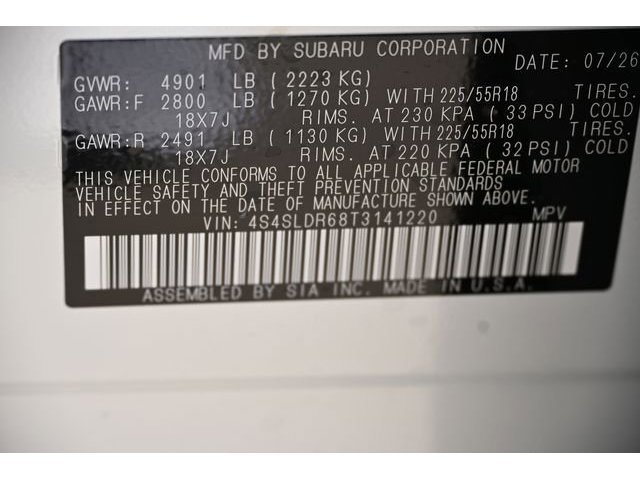 New 2026 White Subaru Limited image 52