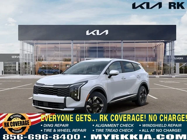 New 2026 White Kia LX image 1