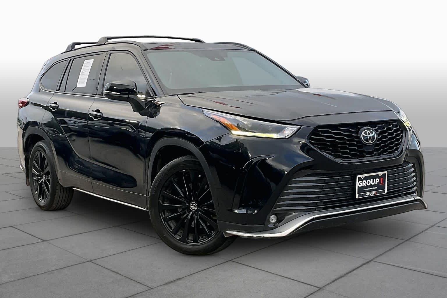 Used 2023 Midnight Black Metallic Toyota XSE image 3