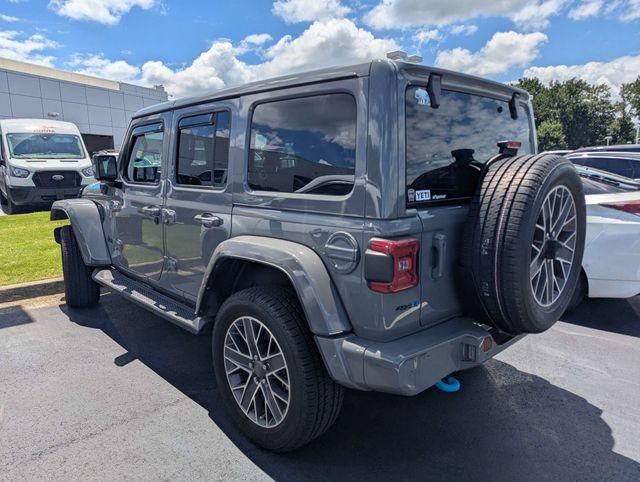 Used 2022 Gray Jeep Unlimited Sahara 4xe image 4