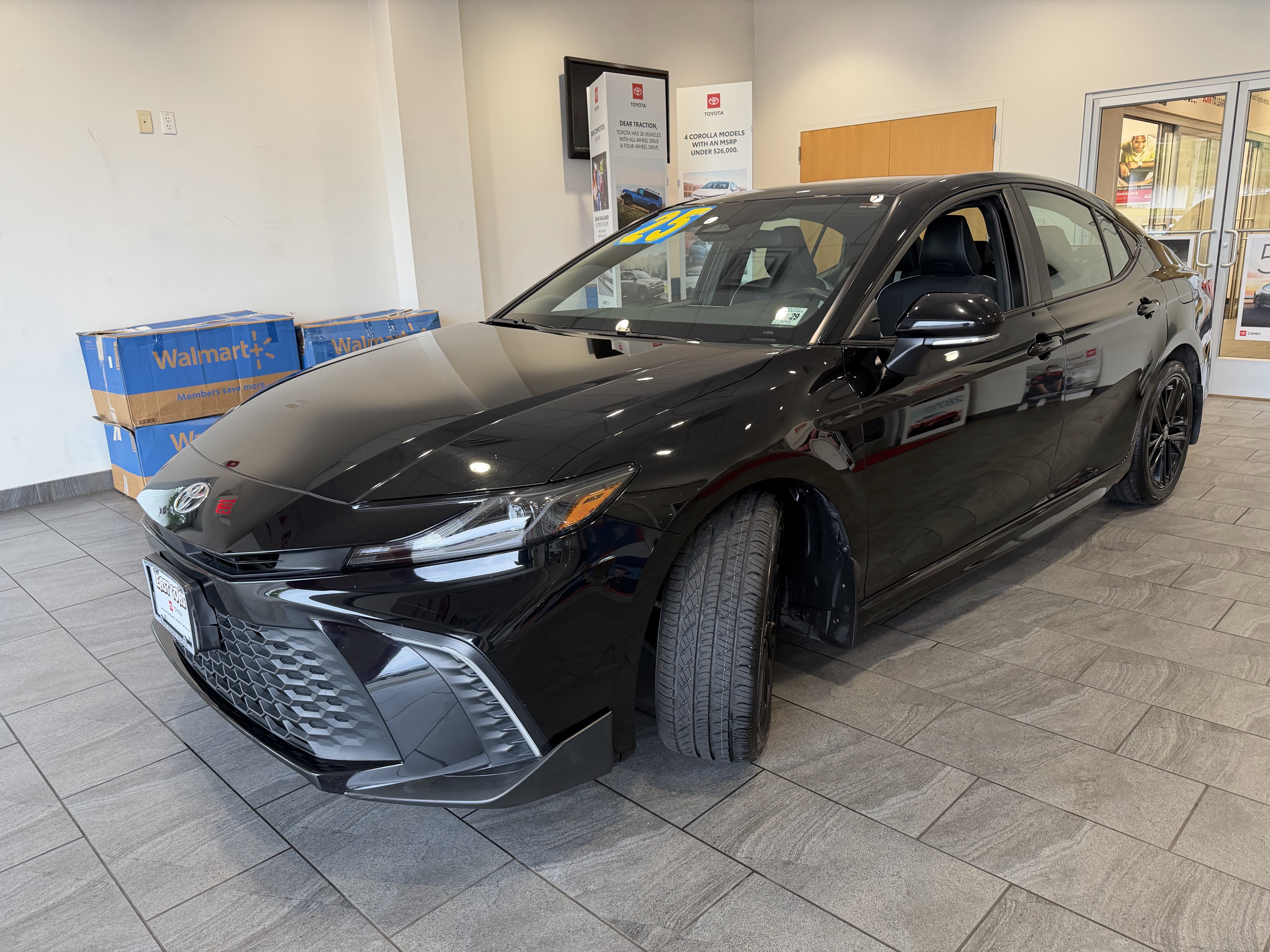 Used 2025 Black Toyota SE image 3