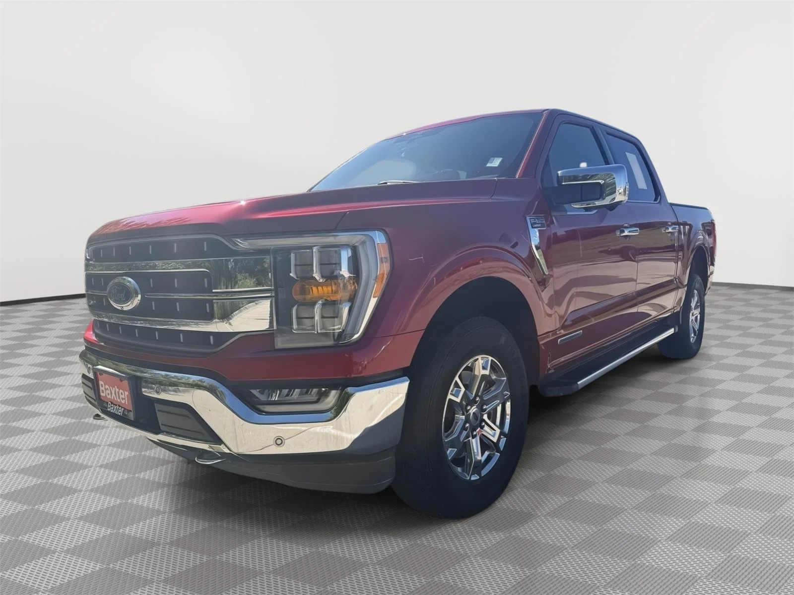 Certified Used 2023 Rapid Red Metallic Tinted Clearcoat Ford LARIAT image 3