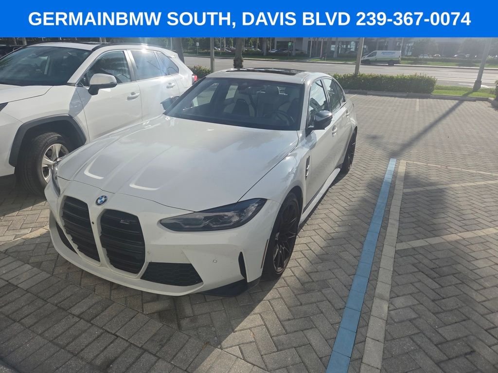 Certified Used 2024 Alpine White BMW Competition image 3