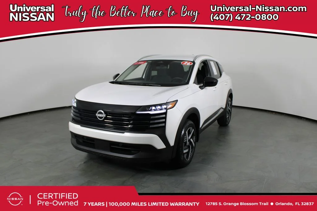 Certified Used 2026 White Nissan SV image 1