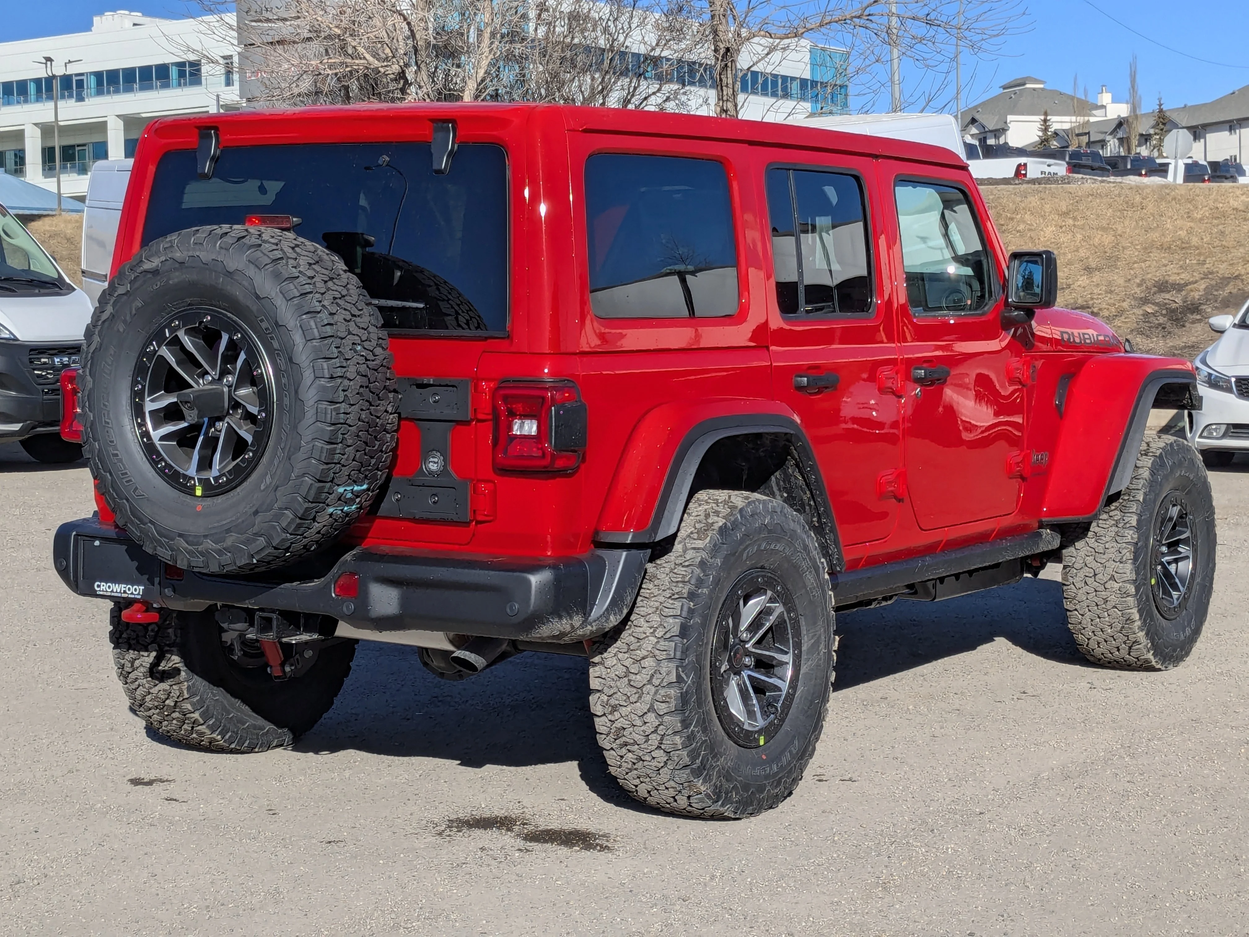 New 2026 Red Jeep Rubicon X - - Body-Color Hardtop - Nappa Lthr - Recon Pkg - Steel Bumpers - 8-Spd Auto & More! image 8