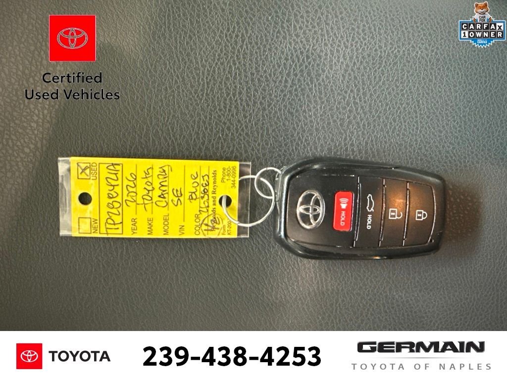 Certified Used 2026 Blue Toyota SE image 43