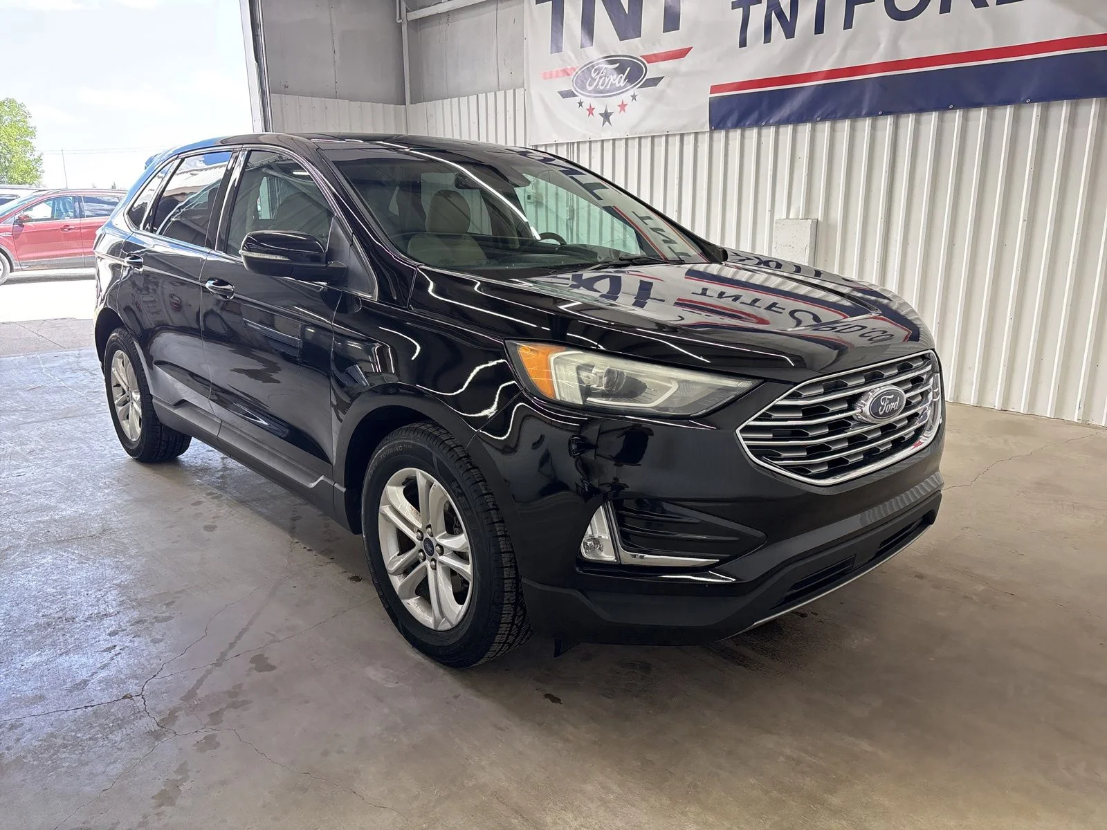 Used 2019 Ford Edge SEL with VIN 2FMPK3J97KBC40294 for sale in Red Oak, IA