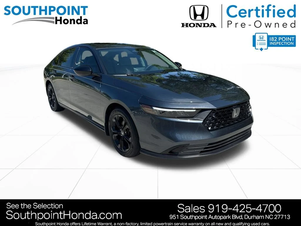 Certified Used 2025 Meteorite Gray Metallic Honda 1.5T SE image 37