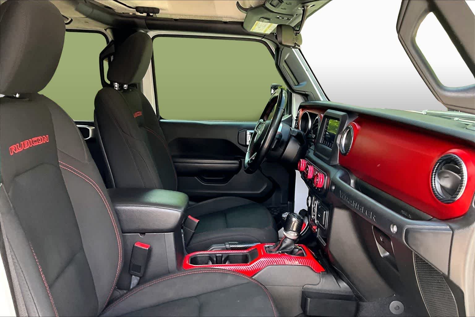 Used 2020 Bright White Clearcoat Jeep Rubicon image 9