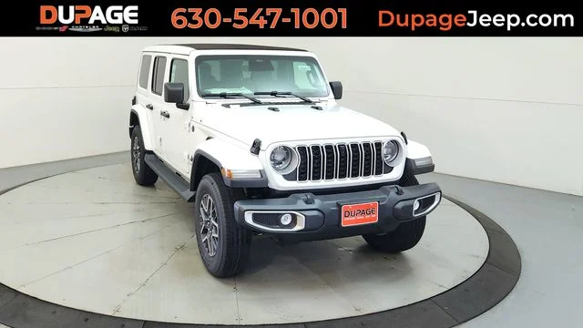 New 2026 Bright White Clear-Coat Exterior Paint Jeep Sahara image 1