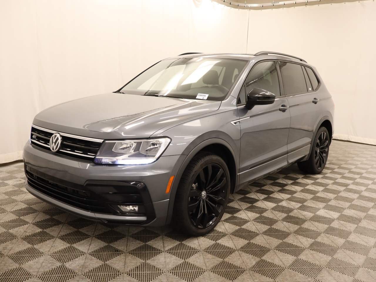 Used 2021 Platinum Gray Metallic Volkswagen SE R-Line Black image 1