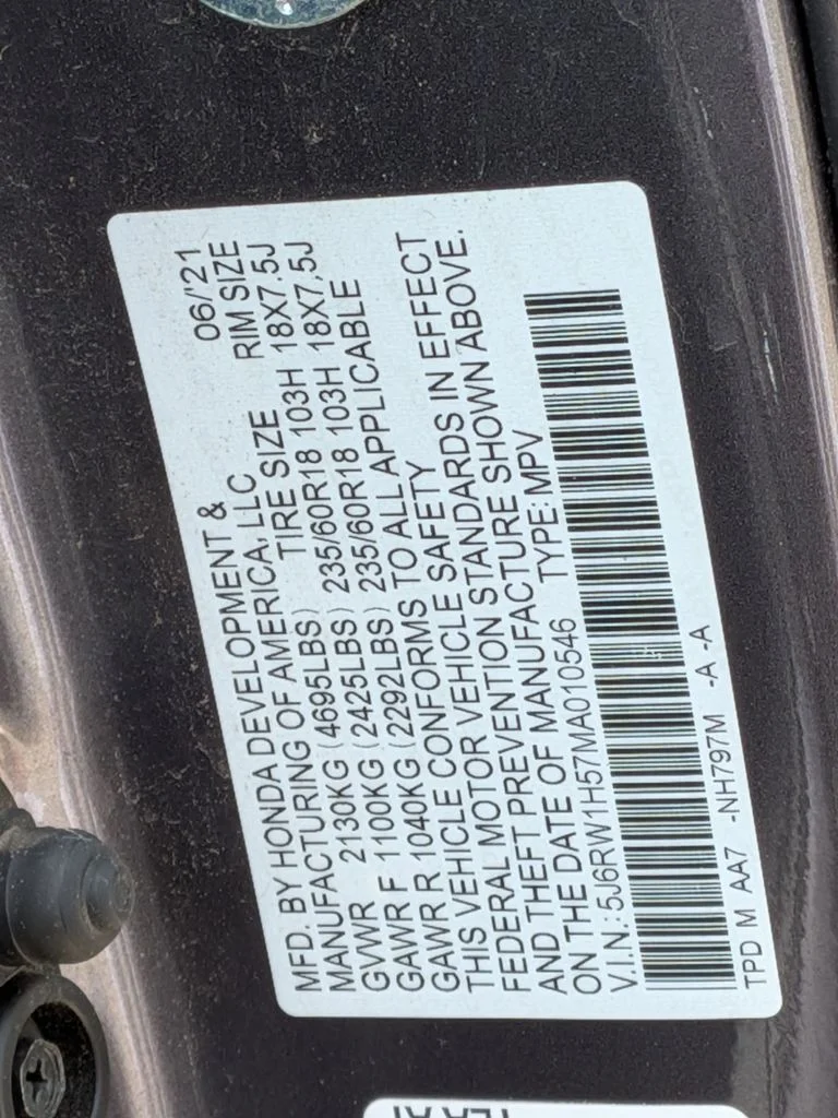 Used 2021 Gray Honda EX image 30