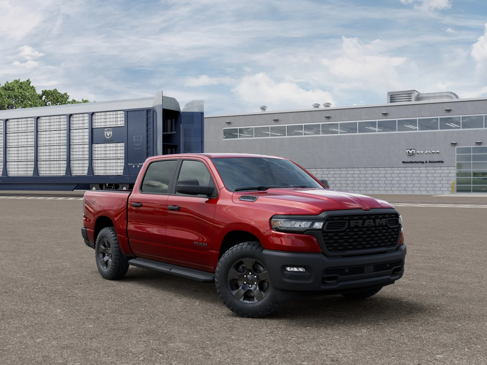 New 2026 Molten Red Pearl-Coat Exterior Paint RAM  image 3