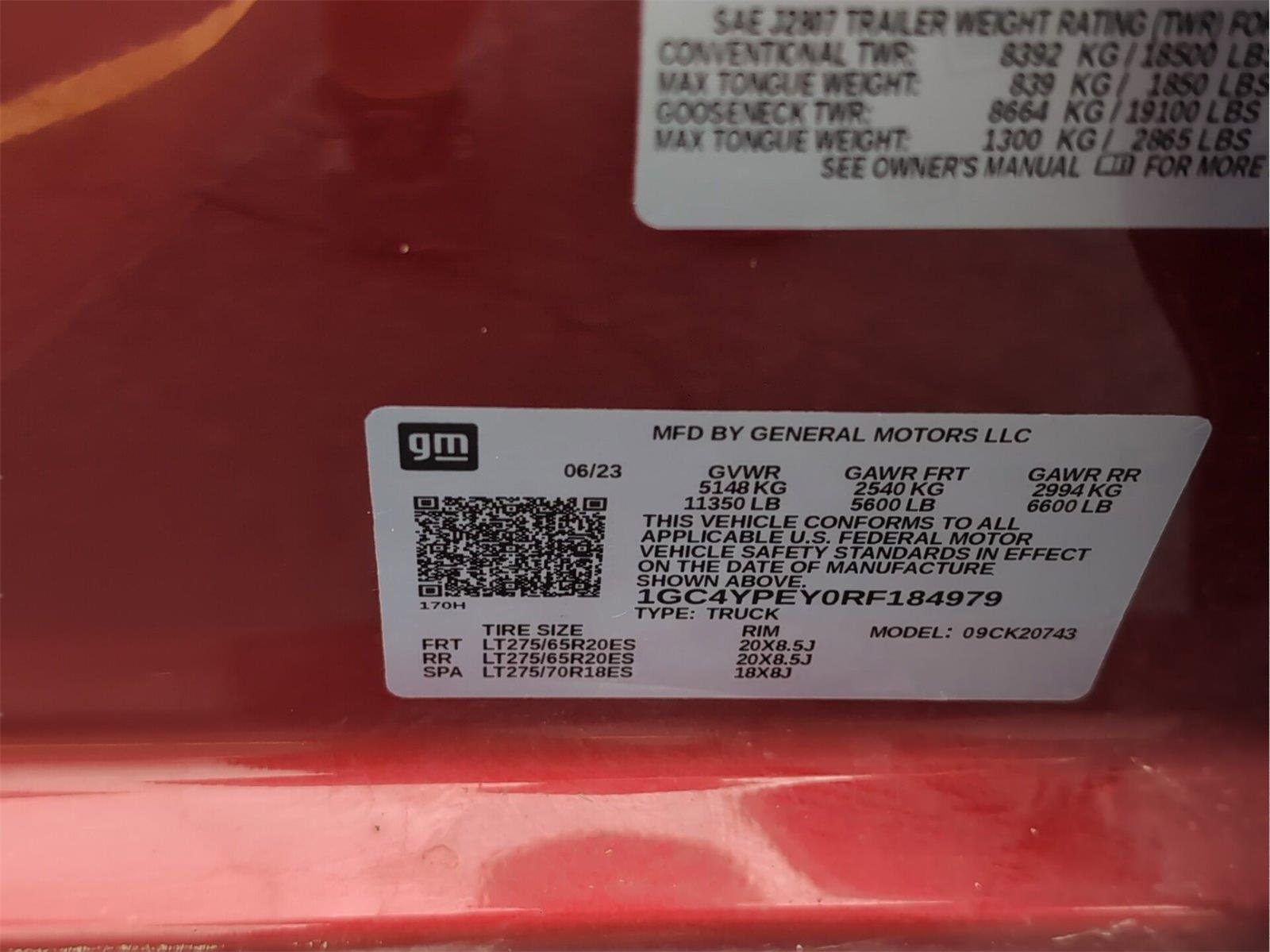 Used 2024 Radiant Red Tintcoat Chevrolet LTZ image 10