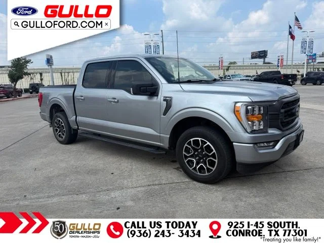 Used 2023 Iconic Silver Metallic Ford XLT image 2