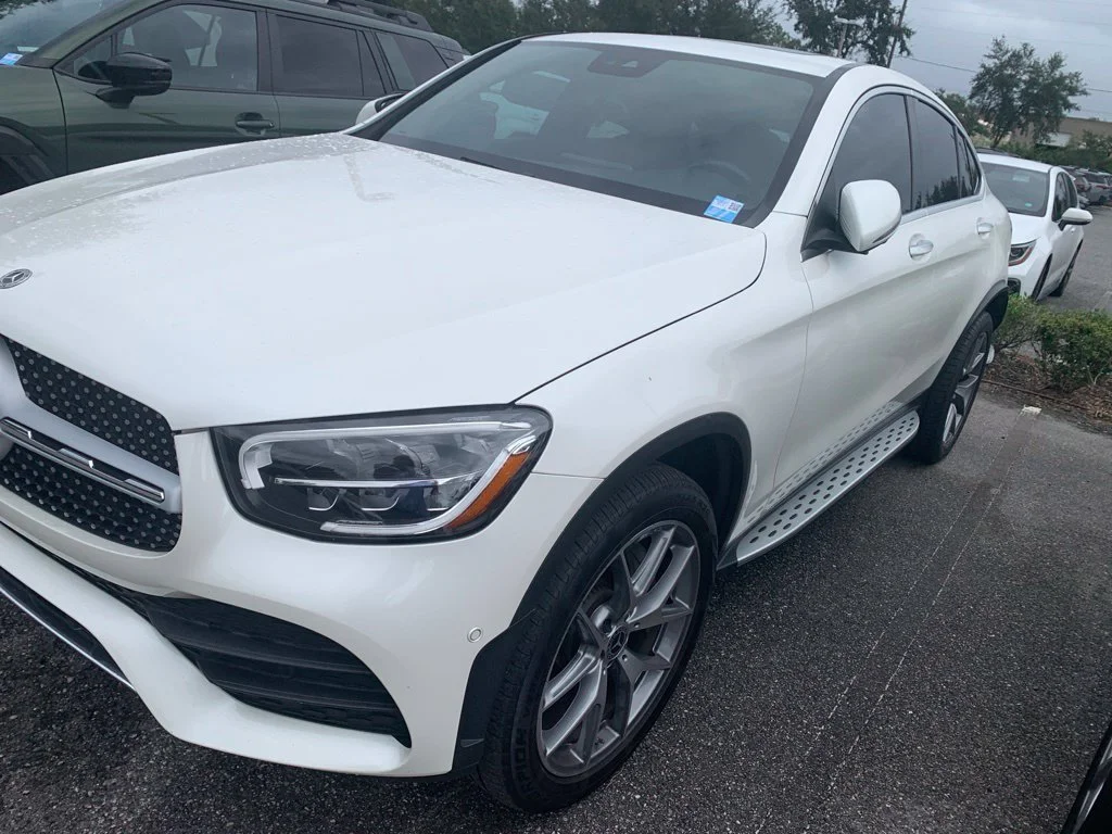 Used 2022 White Mercedes-Benz GLC 300 Coupe image 2