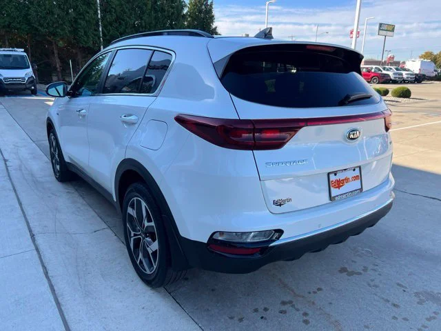Used 2021 White Kia EX image 5