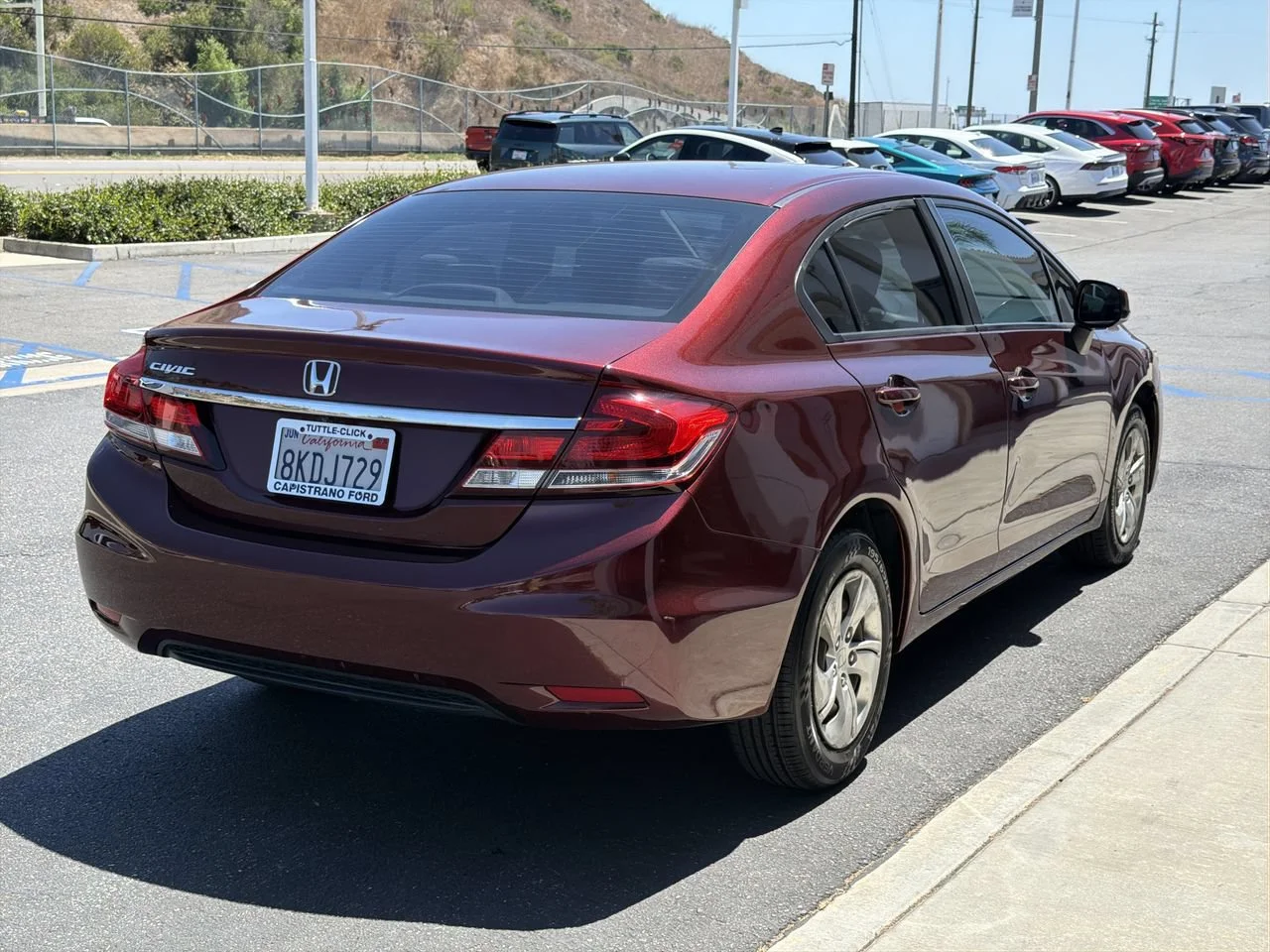 Used 2013 Red Honda LX image 10