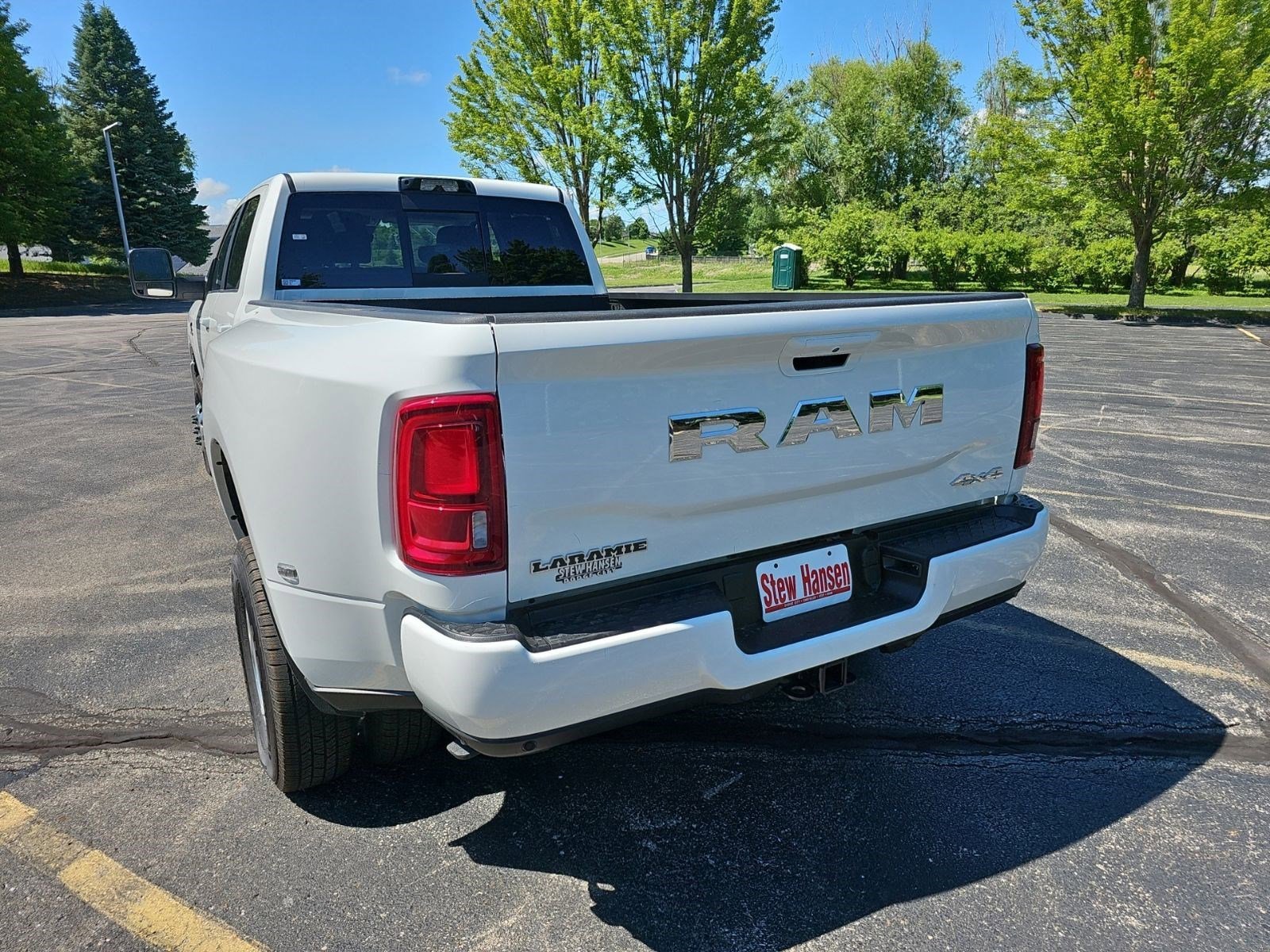 New 2026 Bright White Clearcoat Ram Laramie image 3