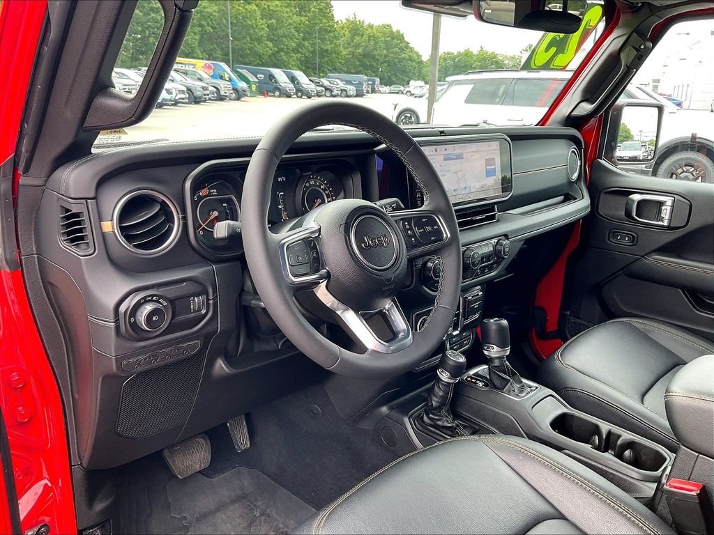 Used 2025 Firecracker Red Clearcoat Jeep Sahara image 8