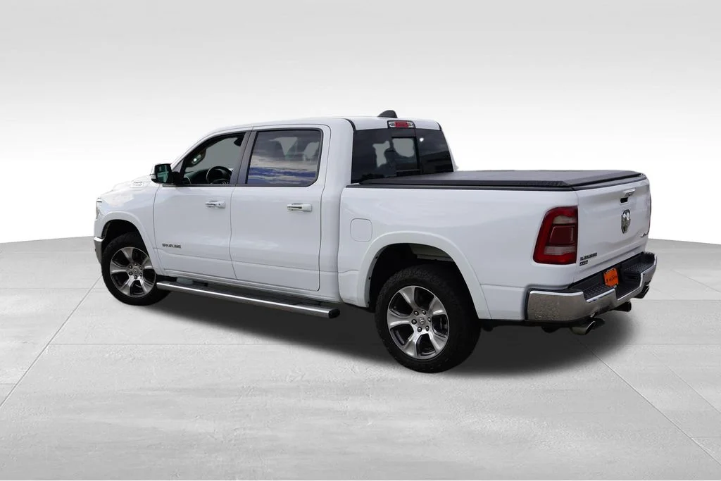 Used 2021 Bright White Clearcoat Ram Laramie image 8