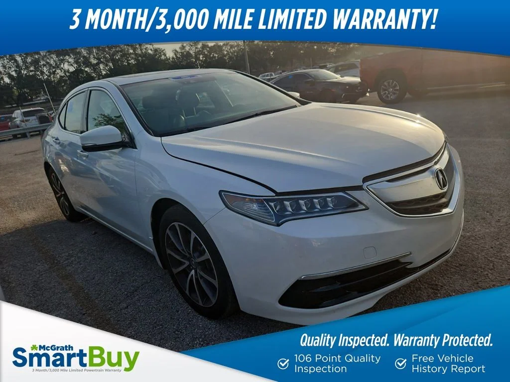 Certified Used 2016 White Acura V6 Tech image 1
