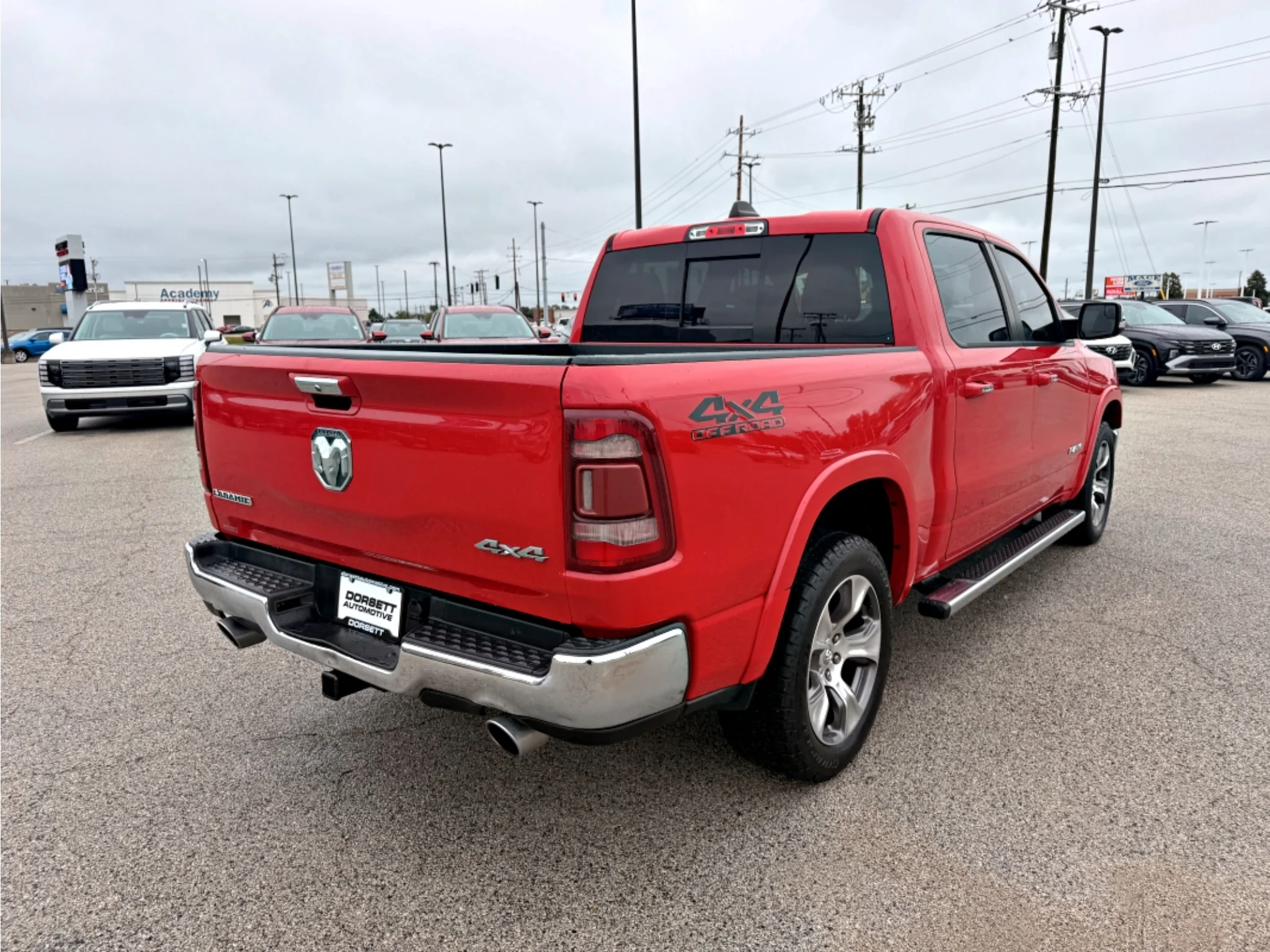Used 2020 Flame Red Clearcoat Ram Laramie image 6