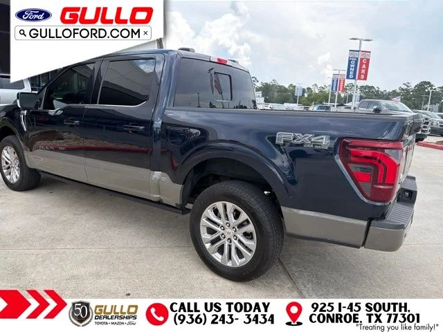 Used 2025 Antimatter Blue Metallic Ford King Ranch image 6