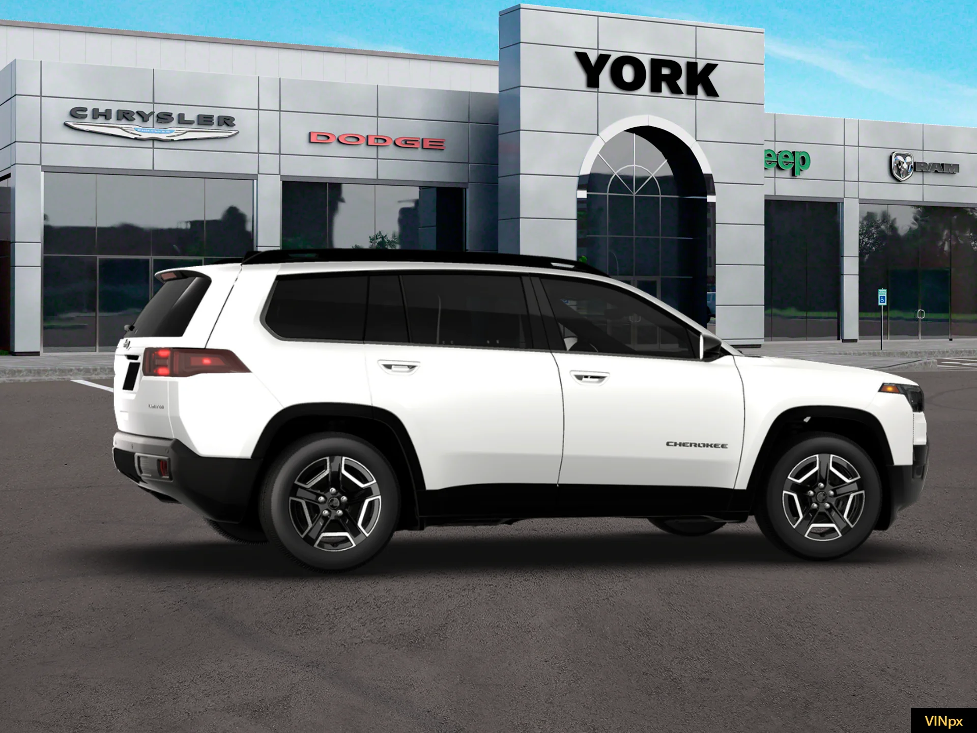 New 2026 Bright White Clear-Coat Exterior Paint Jeep Limited image 15
