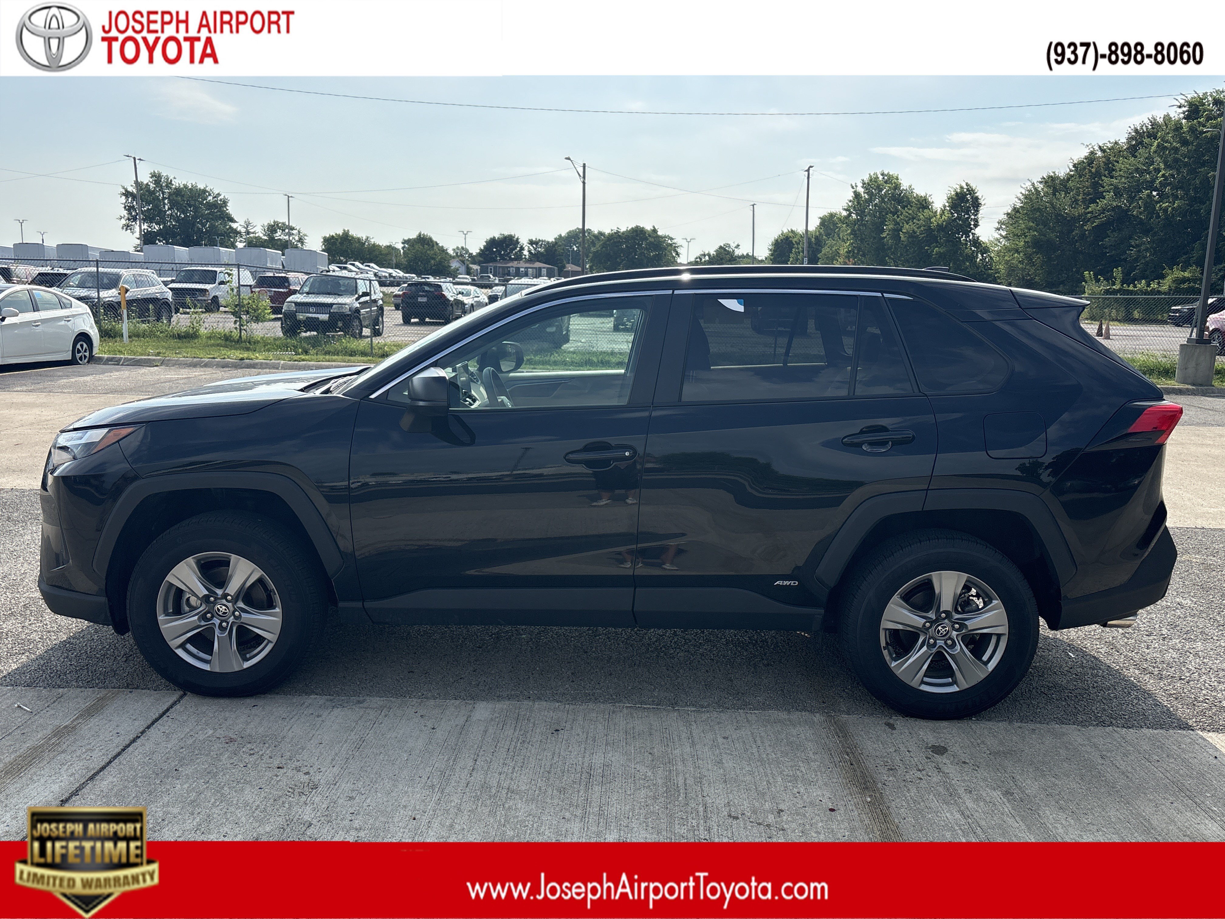Midnight Black Metallic 2025 Toyota RAV4 Hybrid SUV / Crossover All-Wheel Drive