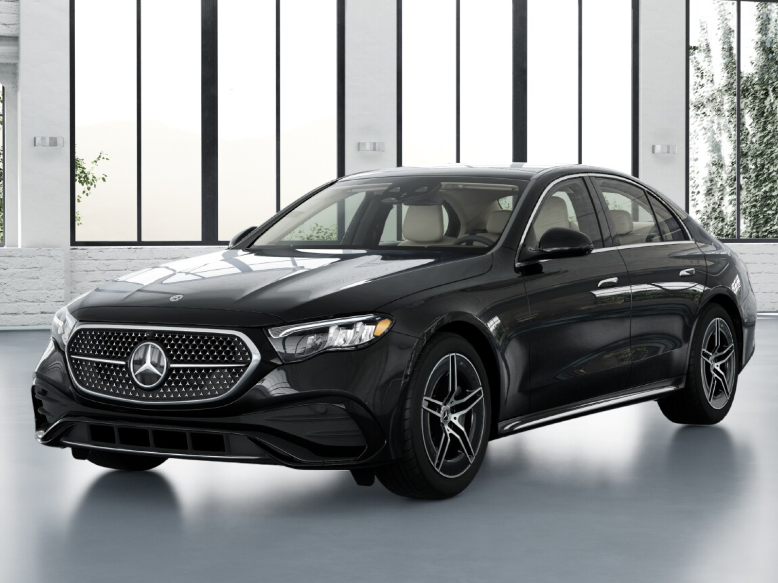 New 2026 Obsidian Black Metallic Mercedes-Benz E 450 image 1