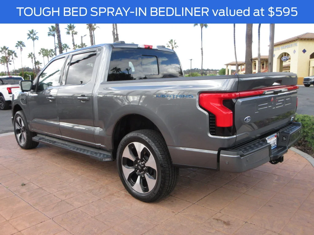 Used 2023 Ford F-150 Lightning Platinum with VIN 1FT6W1EV2PWG25669 for sale in Rancho Santa Margarita, CA