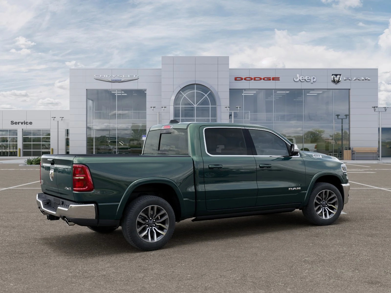 New 2026 Serrano-Green Metallic Exterior Paint RAM Limited image 4