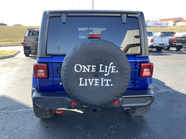 Used 2020 Ocean Blue Metallic Clearcoat Jeep Rubicon image 9