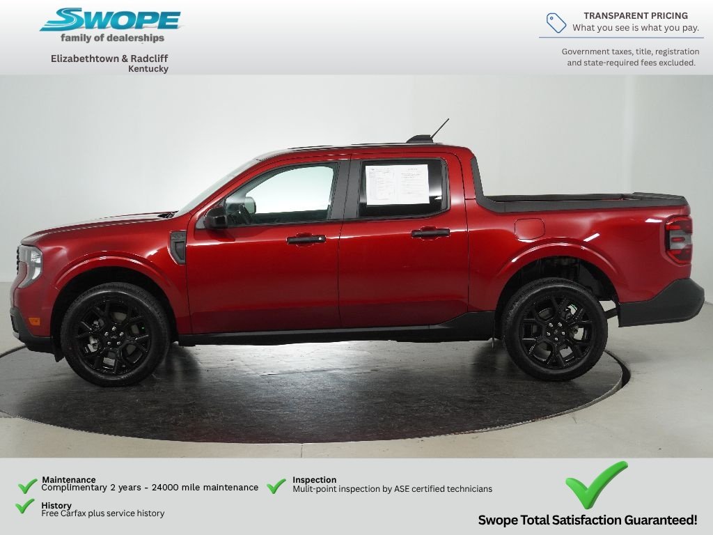 Used 2025 Ruby Red Metallic Tinted Clearcoat Ford XLT image 6