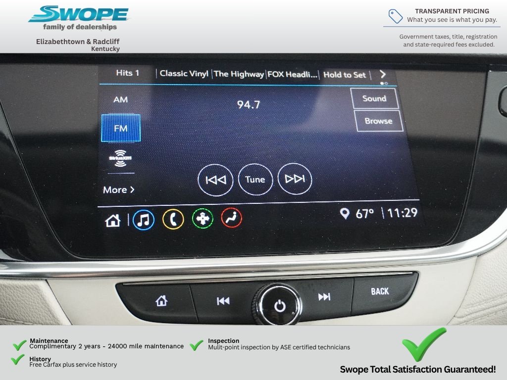 Used 2021 Black Currant Metallic Buick Essence image 22
