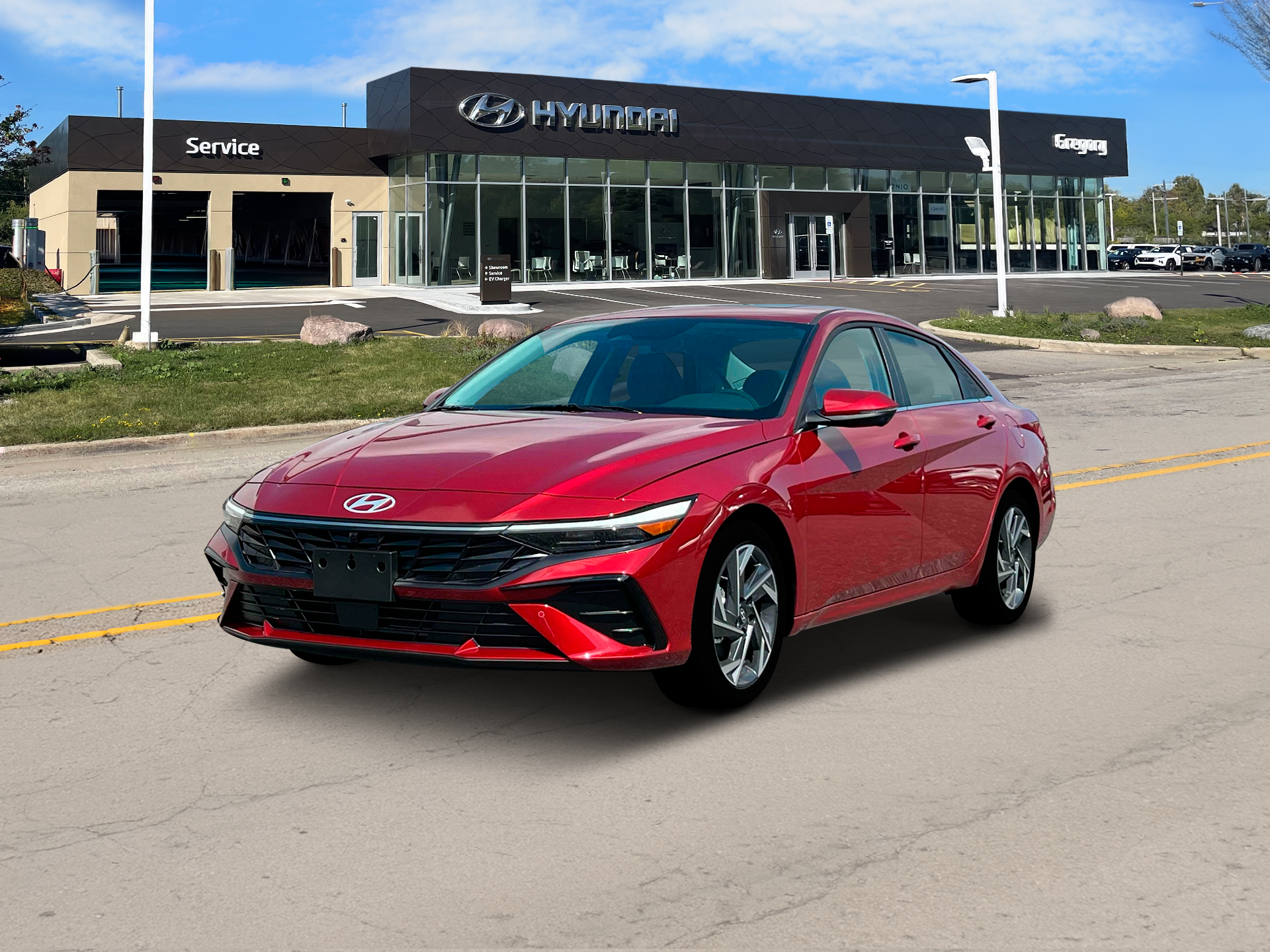 New 2025 Red Hyundai Limited image 1