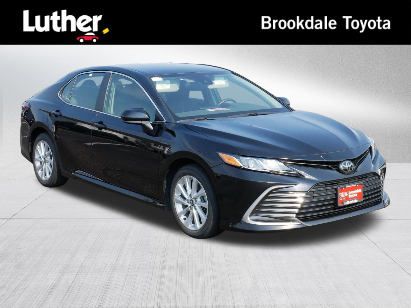 Certified Used 2023 MIDNIGHT BLACK METAL Toyota LE image 1