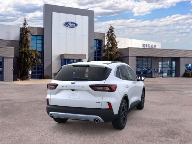 New 2024 Star White Metallic Tri-coat Ford Plug-in Hybrid image 8