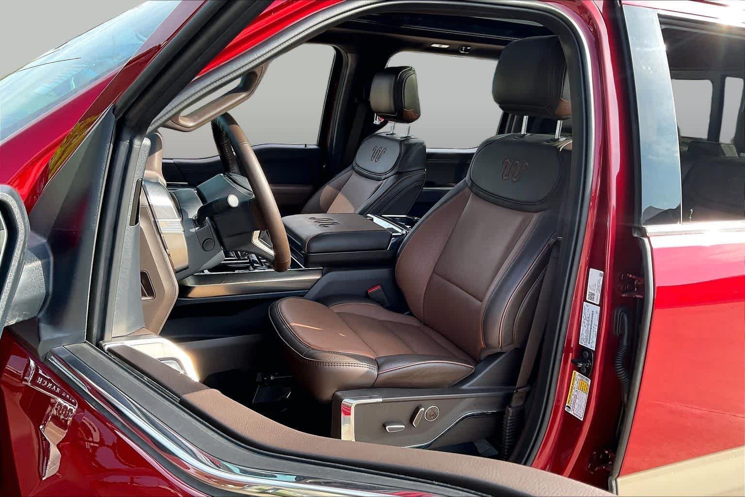 Used 2026 Ruby Red Metallic Tinted Clearcoat/Marsh Gray Ford King Ranch image 8