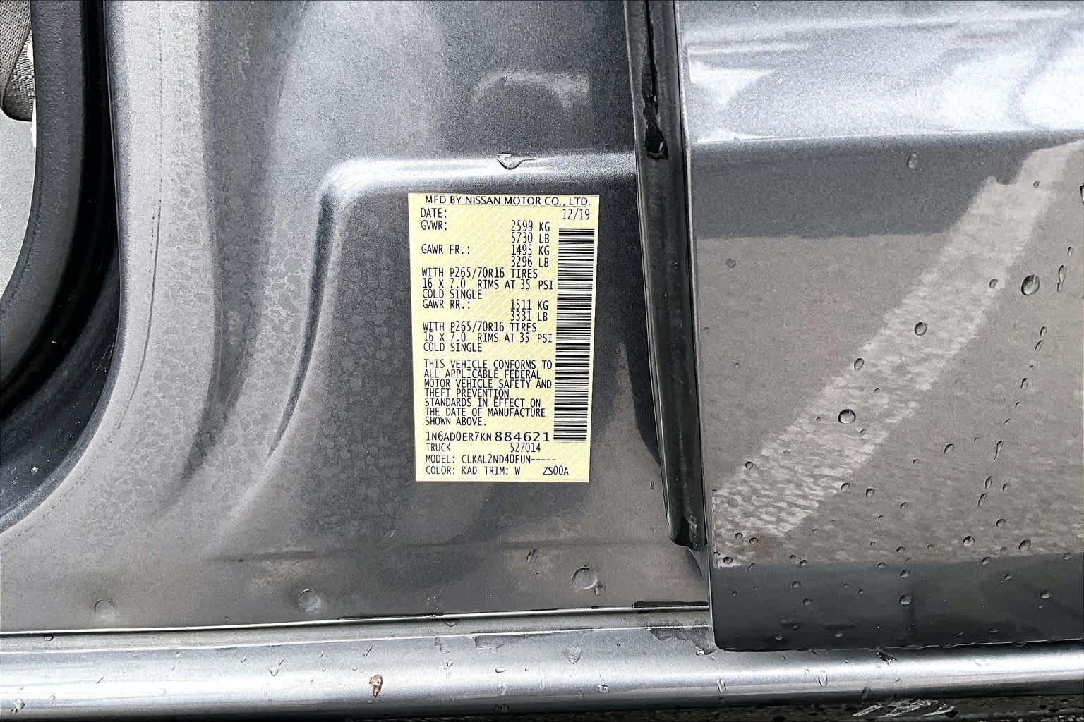 Used 2019 Gun Metallic Nissan SV image 37