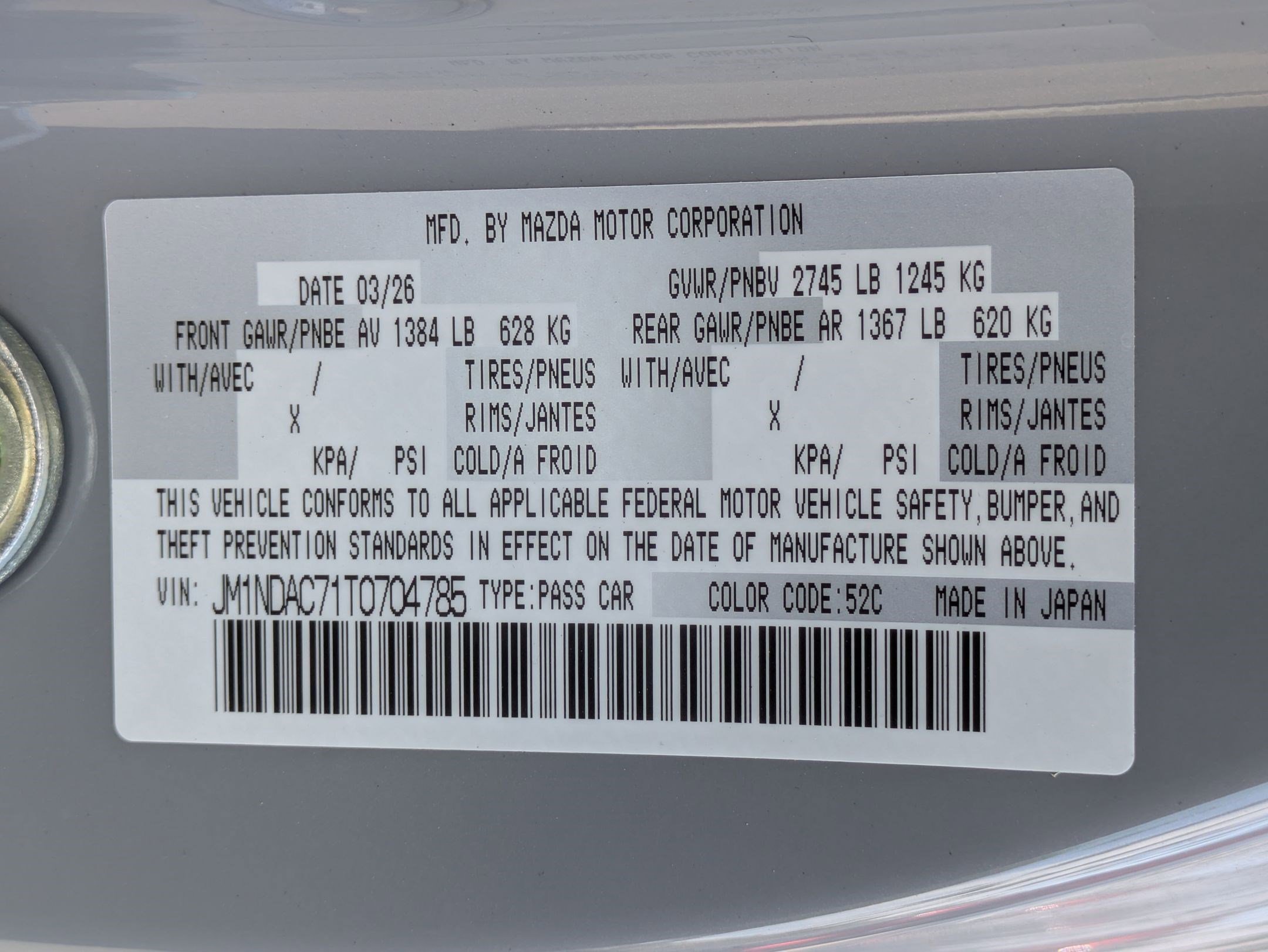 New 2026 Aero Gray Metallic Mazda Club image 16