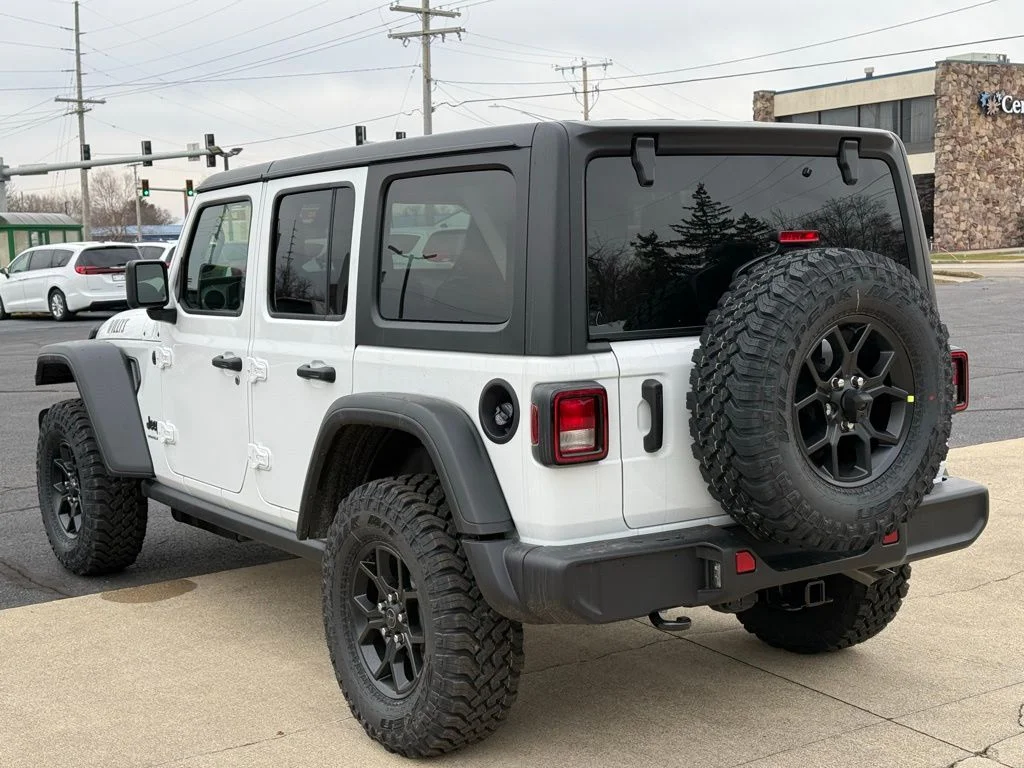 New 2026 Bright White Clear-Coat Exterior Paint Jeep Willys image 5
