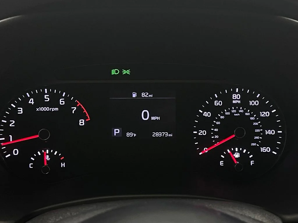 Used 2022 Inferno Red Kia LX image 19