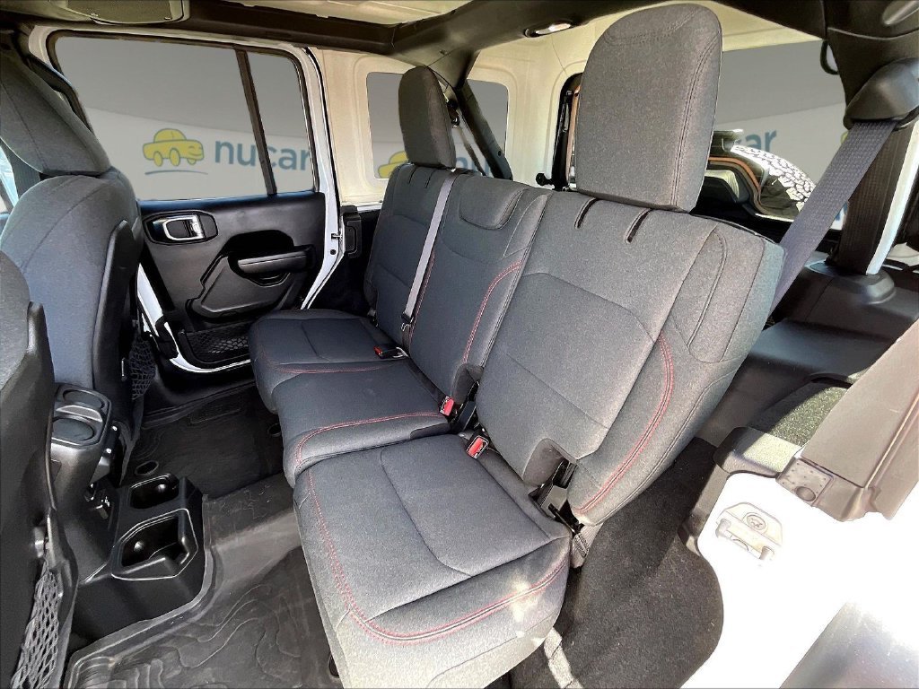 Used 2024 Bright White Clearcoat Jeep Rubicon image 14